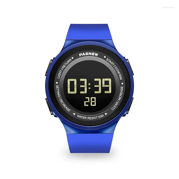 Relógios de pulso à prova d'água relógio esportivo mulheres digital relógio de pulso pedômetros simples design menina correndo eletrônico relógio de mão led handclock