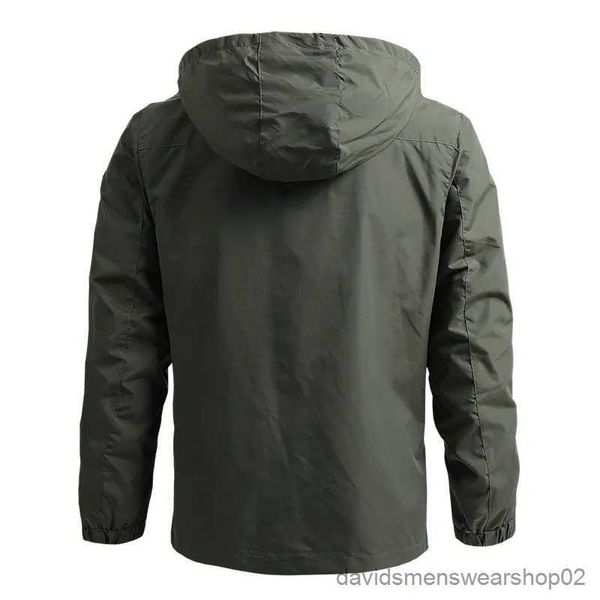 Giacche da uomo Giacca a vento da uomo Giacche da campo militare Capispalla Uomo Tattico Impermeabile Cappotto da pilota Felpa con cappuccio da uomo Caccia Abbigliamento militare R231019