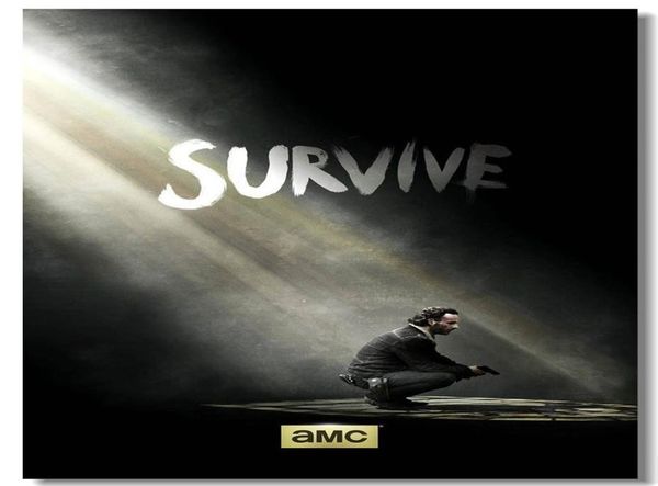 The Walking Dead Staffel SURVIVE AMC Kunstseidenposter 20x30 24x36 24x435940170