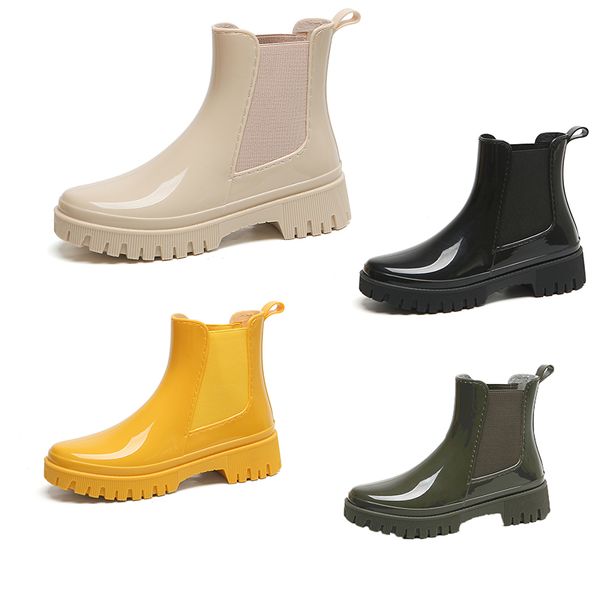 Stivali da pioggia firmati Martens stivali martin uomo donna sneakers nero giallo verde stivaletti corti in pelle lkhaki inverno neve scarpe calde all'aperto