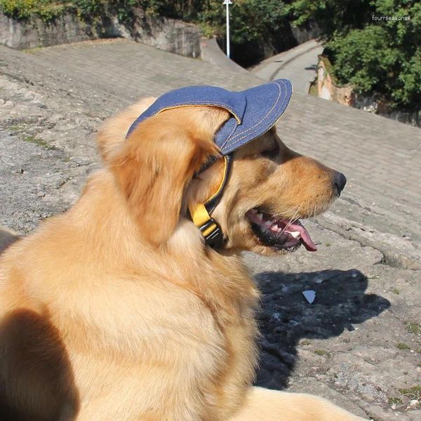 Abbigliamento per cani Cappello Cow Boy Berretto per animali domestici Protezione solare Moda traspirante Cucciolo Gatto Baseball regolabile Accessori per sport all'aria aperta Prodotto