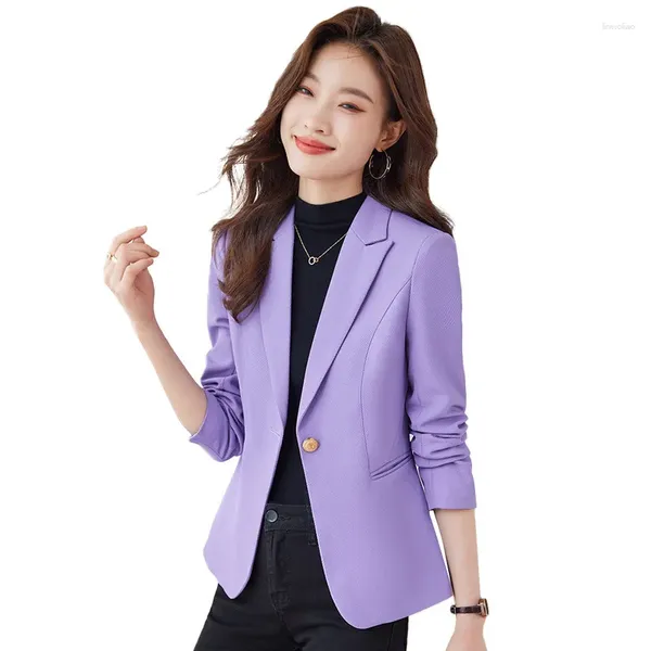 Ternos femininos formais elegantes blazers jaquetas casaco para mulheres outono inverno profissional ol estilos de negócios trabalho wear escritório senhoras outwear