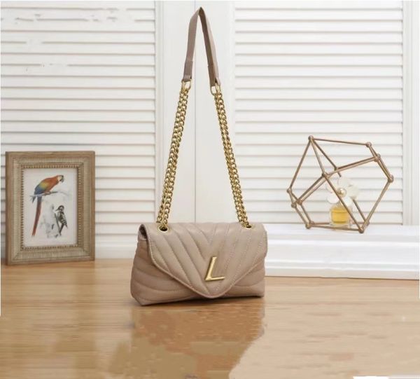 2023 clássico 10a designer mensageiro saco nova onda corrente saco baguette saco feminino m56468 tote elegante cintura clássico 2 sacola bolsa de ombro