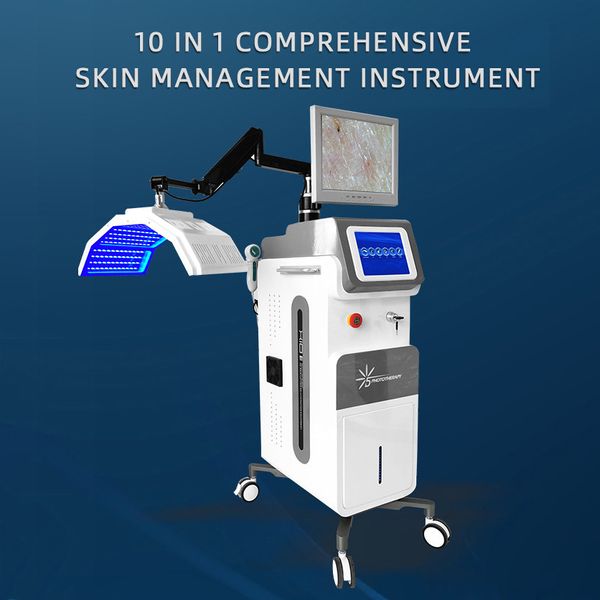 10-in-1-Phototherapie der neuen Generation zur Beseitigung glatter Falten und Falten im Anti-Aging-Salon RF Facial Contouring Skin Care Center