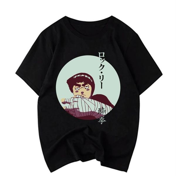 Rock Lee Pugno ubriaco Schizzi di vernice colorata e gocce d'estate Moda uomo Divertente T-shirt stampata Tee Hipster Tshirt Design Tops291q