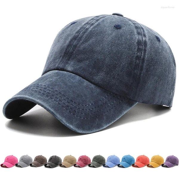 Ball Caps Unisex Cowboy Beyzbol Kapağı Erkek Kadın Açık Spor Kotu Kot Hip Hop Güneş Şapkaları