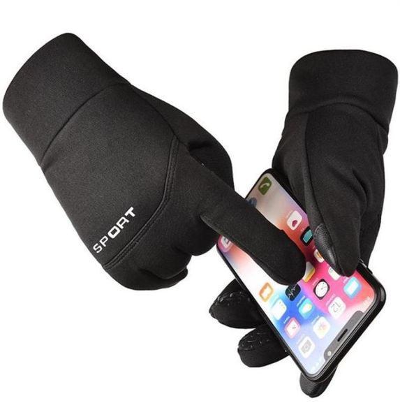 Спортивные перчатки осень и зима из неопрена для улицы Touch Sn теплые термолыжные водонепроницаемые для мужчин308k2429370