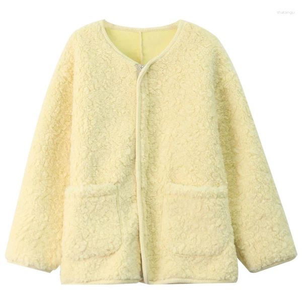 Trenchs de femmes Manteaux d'hiver Manteau Femme Vêtements Coréen Jaune Parkas Tops Femme et Vestes Manteau chaud Abrigos Para Mujer Zm2109