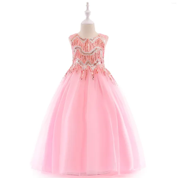 Abiti per ragazza Bambini Pizzo Per ragazze Abiti estivi Abiti da festa Abito da principessa per bambini Vestido 5 6 8 9 12 14 Anni Regalo di compleanno Panno