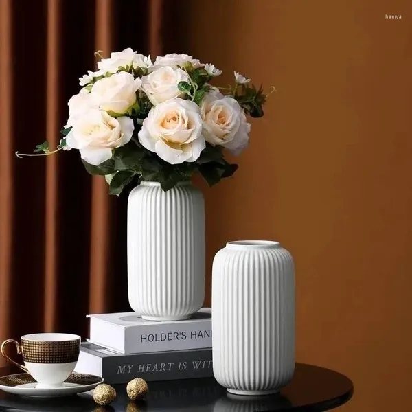 Вазы, современные свежие цветы, композиция из сухих цветов, аксессуары для домашнего декора, скандинавская настольная художественная ваза для гостиной, эстетика