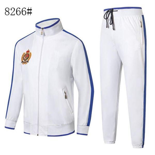 Yeni Sonbahar Erkek Ter Takas Setleri Pantolonlu Jogger Ceketler Takım Hip Hop Black Blue White Tasarımcı Kadın Trailtsuits287U