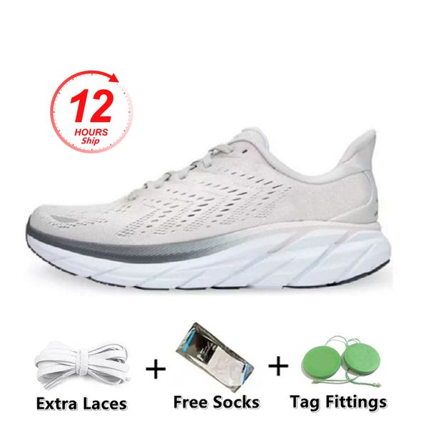 Running Shoes Bondi Mens Mulheres Clifton Cliftons Harbor Mist Black White Carbono X 2 Free People Designer Athletic Bondis 8 Trainers Sports Sports