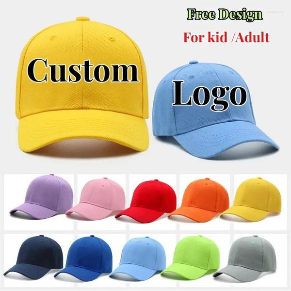 Top Caps Özel logo kamyoncu şapkaları için ebeveyn-çocuk hip hop beyzbol şapkası çocuk çocuk kızlar ayarlanabilir snapback şapka spor gorras