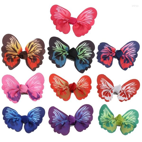 Haarschmuck Kleinkind Mädchen Haarnadeln Realistische Schmetterling Haarspangen Set 10 Stücke Clips Kopf Accs Für Kinder Mädchen