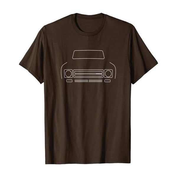 T-shirt con profilo SUV 4x4 vintage International Harvester Scout II275l