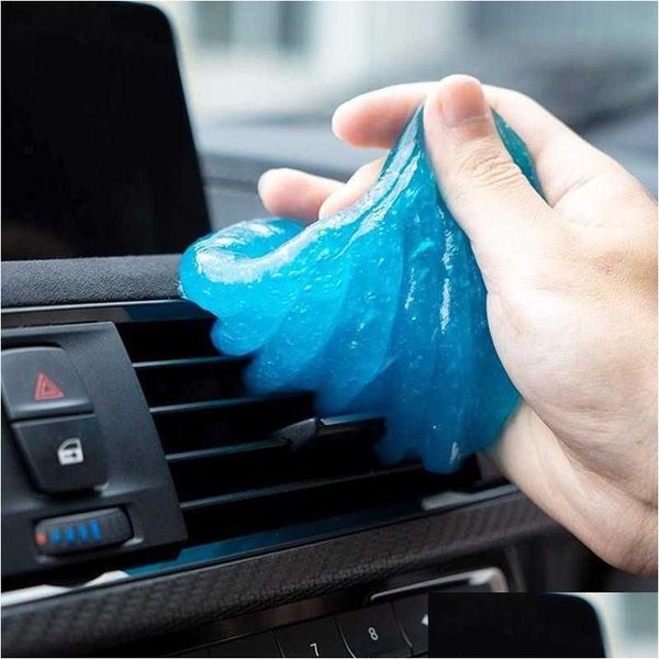 Super Auto Reinigung Pad Kleber Pulver Werkzeuge Reiniger Magie Staub Gel Home Computer Tastatur Sauber 60Ml Drop Lieferung