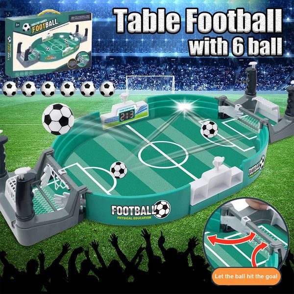 Mini biliardino Gioco di calcio balilla Gioco da tavolo Match Toys per bambini Desktop Giochi di calcio competitivi intellettuali interattivi genitore-figlio 231018