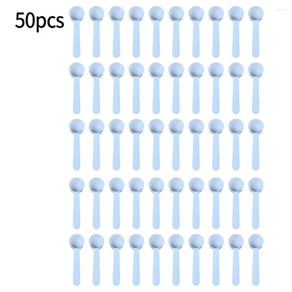 Ferramentas de medição copos colher colheres 50/100 pçs 5ml cozinha de qualidade alimentar estilo minimalista portátil criativo