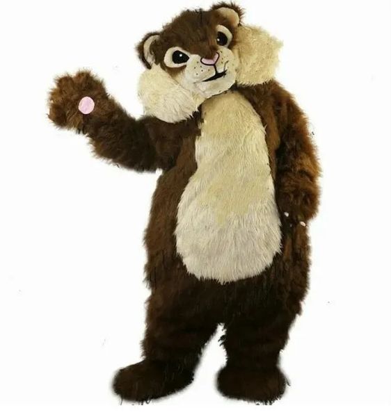 La mascotte calda del Chipmunk di vendita in fabbrica costumi la festa di Halloween di alta qualità del costume del fumetto dell'orso di formato adulto