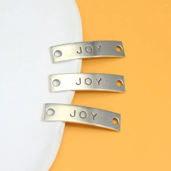 Charms 10 teile/los 10x42mm Antik Silber Überzogene Joy Connectors Anhänger Für DIY Armbänder Schmuck Machen Liefert Zubehör