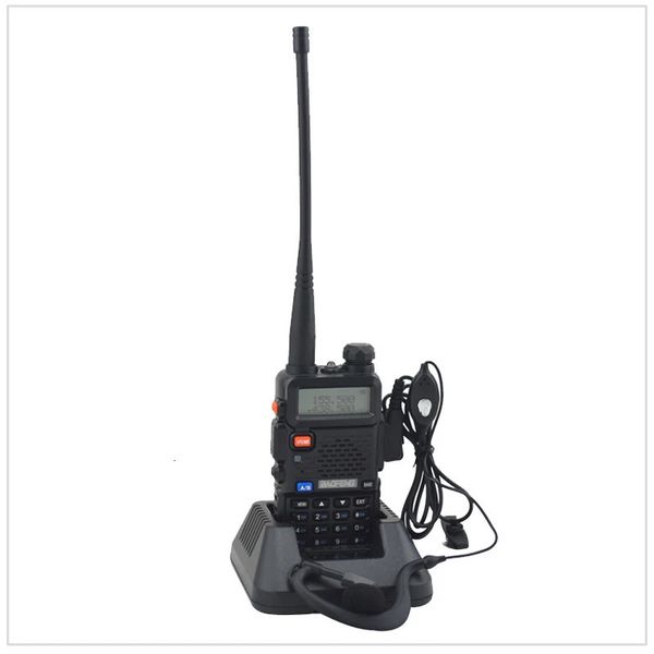 Walkie Talkie baofeng dualband UV-5R walkie talkie rádio display duplo 136-174400-520mHZ rádio bidirecional com fone de ouvido grátis BF-UV5R 231018