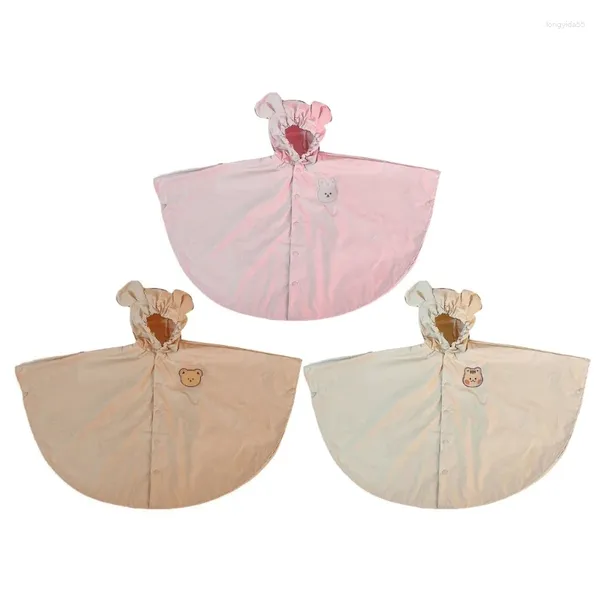 Impermeables impermeables para niños cubierta de capa de lluvia Rainear Baby Poncho Trench Girls Boys Drop