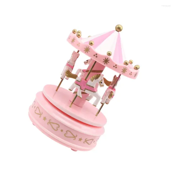 Figurine decorative Carillon troiano Regalo di compleanno Decorazione per torta Decorazione per desktop Decorazioni rosa Giocattolo