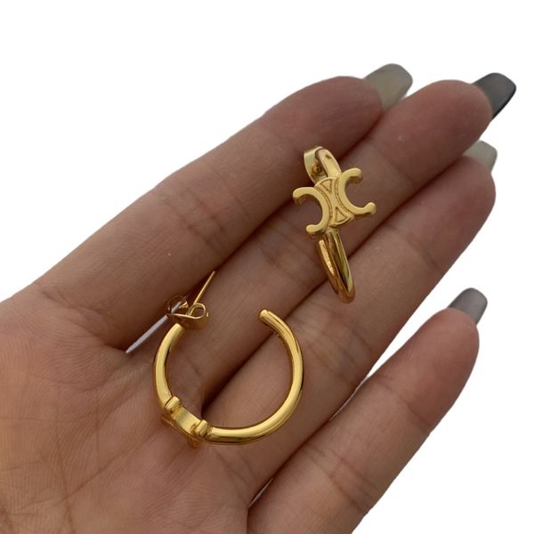 2024 novo brinco de luxo para mulheres brincos de designer letras duplas 18k banhado a ouro strass versátil moda pérolas joias de casamento presentes atacado