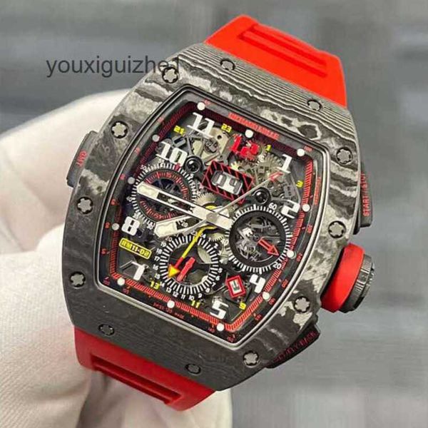 Diamond Wristwatch Causal RM Wrist Watch Rm11-02 Ntpt Hong Kong Limited Edition Commemorative Fashion Leisure Business 4N5T
