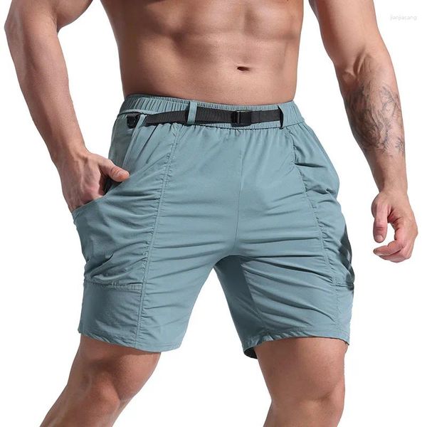 Pantaloncini da uomo 2023 Cargo Men Summer Fashion Pantaloni tattici larghi Multi-tasche Casual Ultralight Beach Sport Short