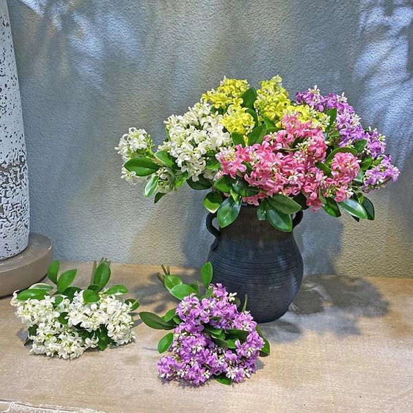 Dekorative Blumen, künstliche Blumen, Qilixiang, Bündel-Arrangement, Topfberg, süßer Osmanthus, Hochzeitsdekoration