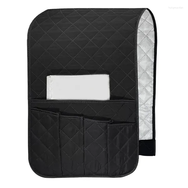 Sacos de armazenamento Sofá Braço Organizador Suporte de controle remoto Suportes de poltrona antiderrapantes para sofá reclinável com 5 bolsos Livro etc durável