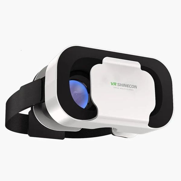 VRAR Accessorise 3D SHINECON G05A VR-Headset Smart-Brille, am Kopf montierte Virtual-Reality-verstellbare VR-Brille für 4,7-6-Zoll-Android-Smartphones 231020