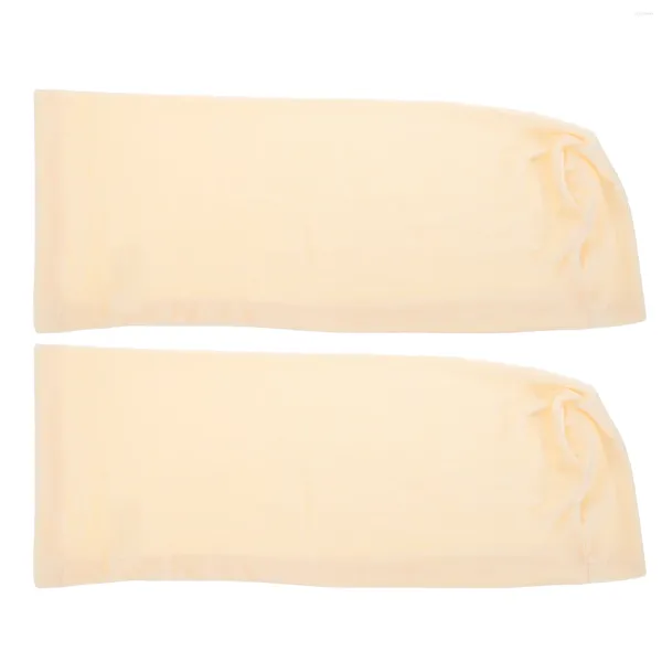 Capas de cadeira 2 pcs Stretch Sofá Poltrona Braço Anti Protetor de Móveis Slipcovers para El Sofá Bege Poltronas Reclináveis Reposet