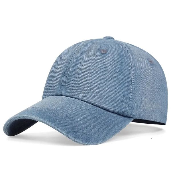 Ballkappen Unisex Cowboy Baseball Cap Fall Casual Sanpback Hut für Männer Frauen Outdoor Sport Denim Jeans Hip Hop Sun Hats Großhandel 231019