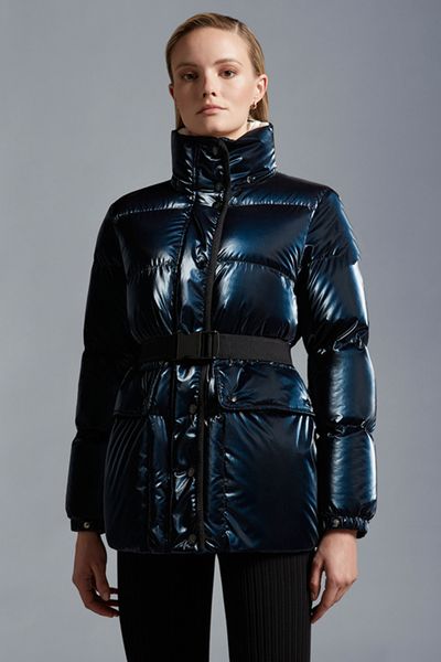 Herbst Winter 2023 frauen Weiße Ente Unten Parkas Jacken Zipper Mit Kapuze Schärpen Gestreiften frau Dünne Kurze Mäntel MK23043 kleidungsstück