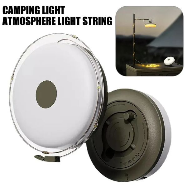 Gadgets ao ar livre 10M LED Atmosfera Strip Camping Light USB Recarregável Tenda Lâmpada Lanterna portátil à prova d'água para decoração de sala de jardim ao ar livre 231018