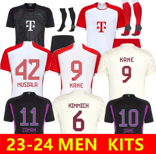 2023 2024 Kane Futbol Forması Yetişkin Kitleri 23/24 Maillots de Footbal Kimmich Gnabry Davies Muller Aklıca Futbol Setleri Futbol Gömlek