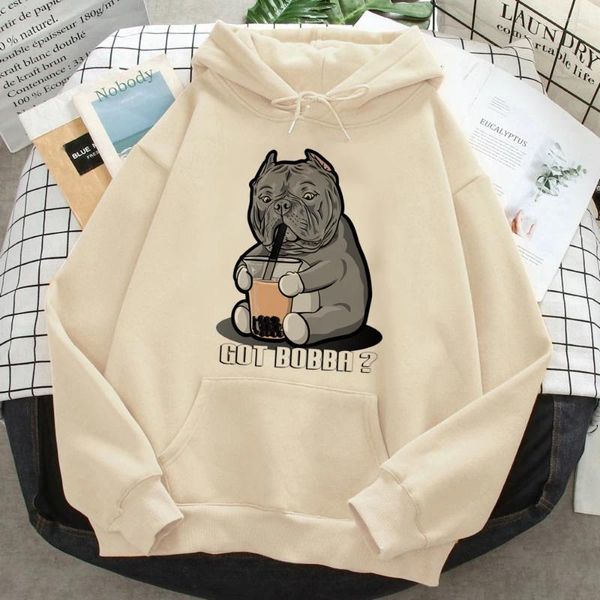 Damen Hoodies All For The American Bully Frauen Anime Ästhetisches Kapuzenshirt Weibliche Kleidung im koreanischen Stil