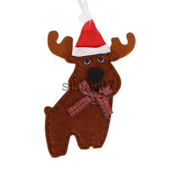Noel Dekorasyonları Minyatür Noel Ağacı Süsleri Noel Ağacı Noel Baba için Dokunmayan Dekor Snowman Bell Kolye Noel Dekor X1020