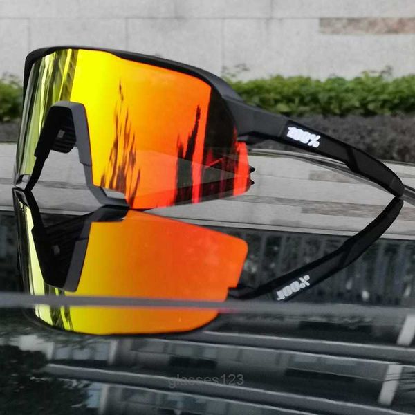 2024 Óculos ao ar livre 100S3 Novos óculos de proteção para os olhos à prova de vento Motocicleta Mountain Bike Corrida Montanhismo Ciclismo Óculos T230420 N232 6V3H óculos