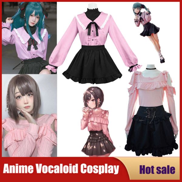 Cosplay oyunu projesi sekai renkli sahne feat cosplay kostüm anime vokaloid shinonome ena vampire miku elbise cadılar bayramı parti üniformaları