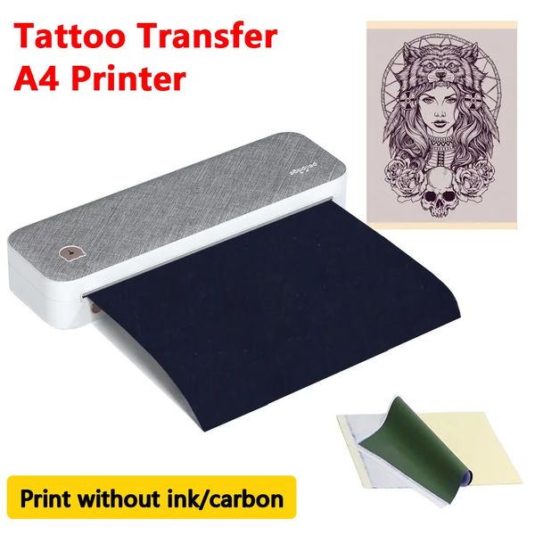 Andere Elektronik PeriPage A40 Thermodrucker Drahtlose Tattoo-Übertragung Tragbarer Mini-A4-Drucker Papier P o vom Mobiltelefon 231019