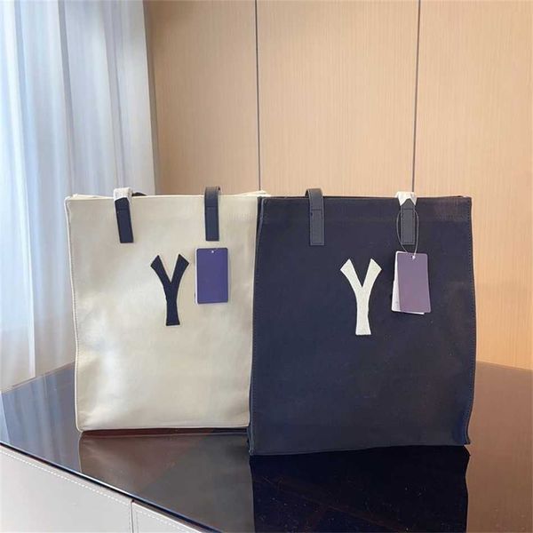 Borsa tote alla moda di New York borse per la spesa firmate uomo donna borsa di tela di grande capacità borse a tracolla di lusso per il tempo libero Bellissimo regalo