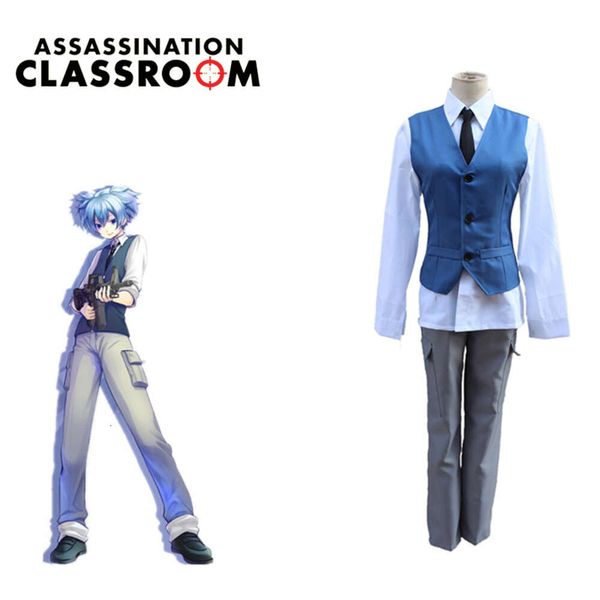 cosplay Shiota Nagisa Cosplay Assassination Classroom Anime giapponese con uniformi scolastiche complete Set costumi cosplay