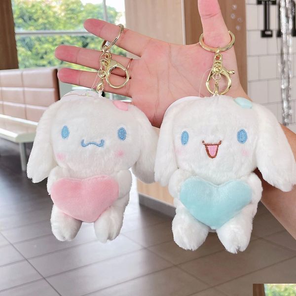 Animais de pelúcia recheados todos os tipos de boneca fofinha mochila pingente japonês pudim bonito cão jade canela pc chaveiro drop entrega dhcpq