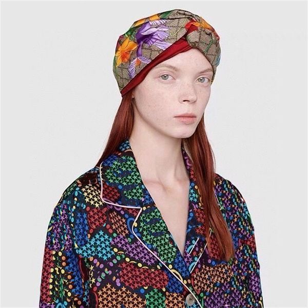Дизайнерская 100% шелковая повязка на голову с крестом для женщин и девочек, эластичные ленты для волос, ретро-тюрбан, повязки на голову, подарки, цветы, колибри, орхидея, классический принт