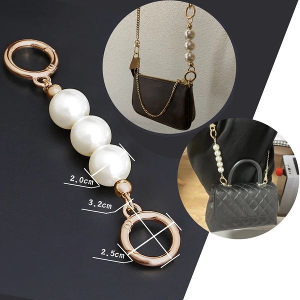 GAI GAI Teile Verlängerung Dekor Faux Pearl Chain Strap Extender Hängekette Zubehör für Handtasche Messenger Umhängetasche 231020