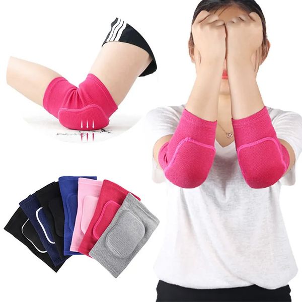 Ellenbogen Knie Pads Elastische Verdickte Schwamm Protektoren Schutz Basketball Volleyball Sport Arm Sleeve Pad Erwachsene Kinder 231020