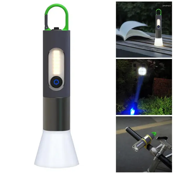 Taschenlampen Taschenlampen Tragbare IPX4 Wasserdicht Zoom Fokus mit Seitenlicht Outdoor Mini Schnelllade-LED-Taschenlampe
